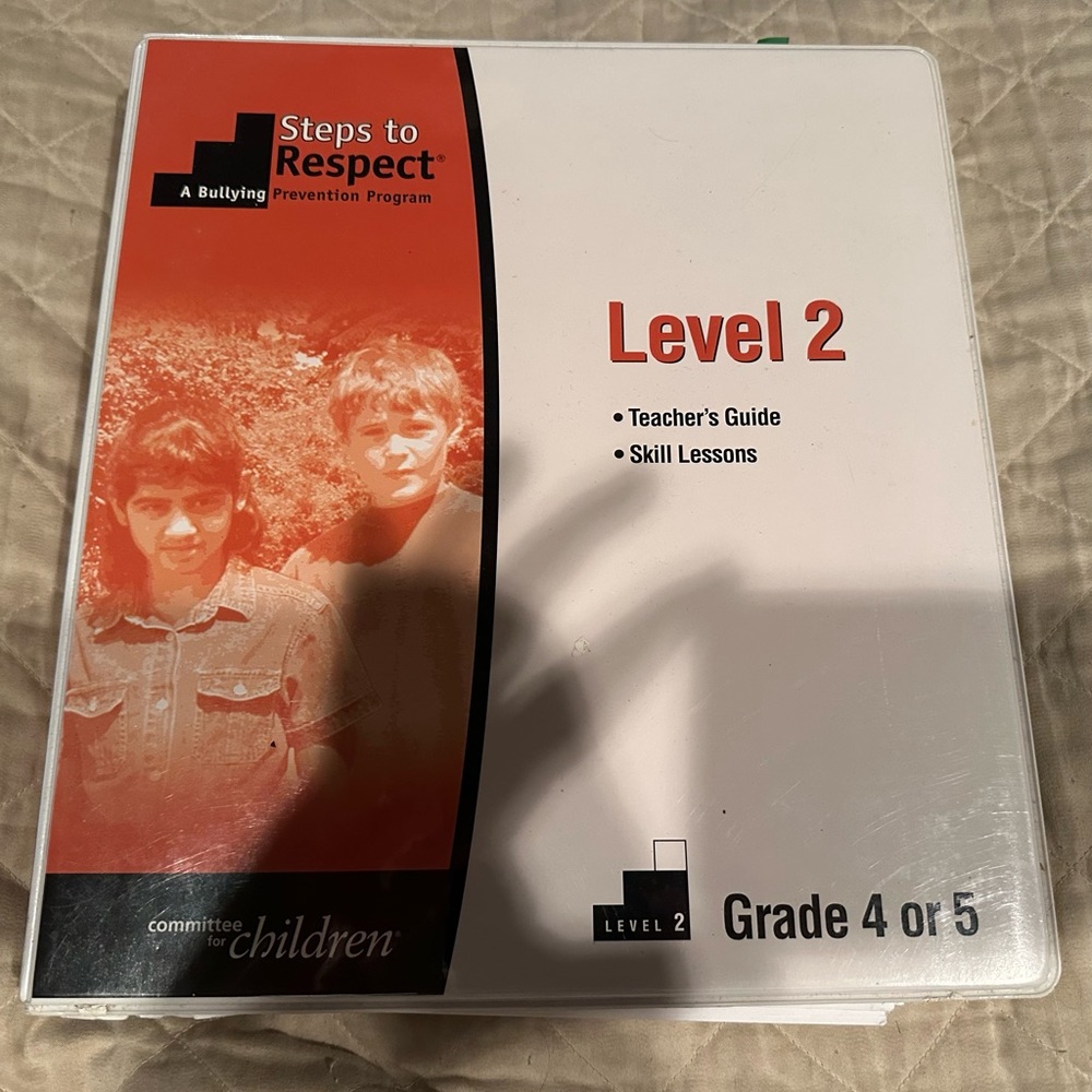 Steps to respect- a bullying prevention program - level 2- teacher’s guide-skill